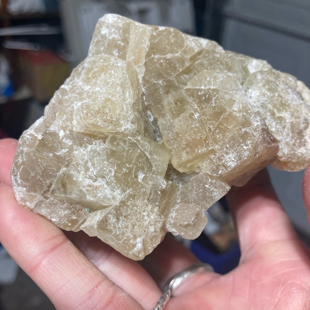 Really cool piece of yellow Flourite